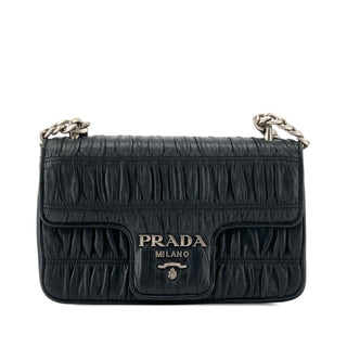 Prada Nappa Gaufre Chain Flap