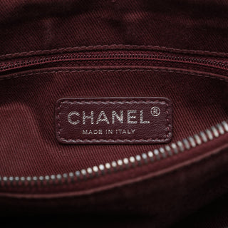 Chanel Quilted Aged Calfskin Logo Accordion Flap