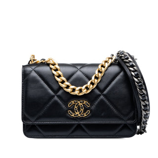 Chanel Quilted Lambskin 19 Wallet on Chain