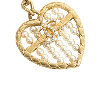 Chanel Mini Classic Metallic Calfskin Charm Double Flap