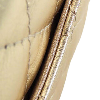 Chanel Mini Classic Metallic Calfskin Charm Double Flap