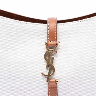 Saint Laurent Canvas and Leather Le 5 a 7