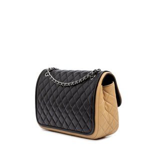 Chanel Medium Classic Bicolor Lambskin Twist Flap