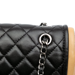 Chanel Medium Classic Bicolor Lambskin Twist Flap
