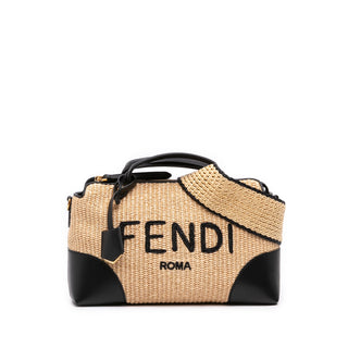 Fendi Medium Raffia By The Way Satchel