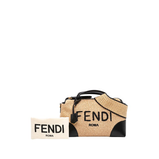Fendi Medium Raffia By The Way Satchel