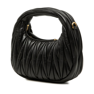 Miu Miu Mini Matelasse Nappa Wander Bag