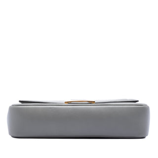 Fendi Leather Baguette Chain Midi Shoulder Bag