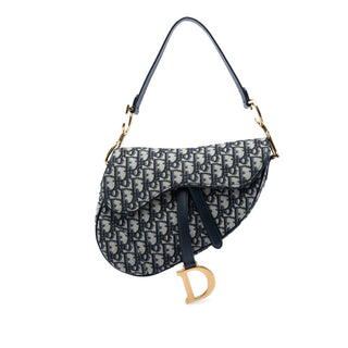 Dior Oblique Canvas Saddle Bag