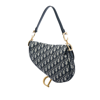 Dior Oblique Canvas Saddle Bag