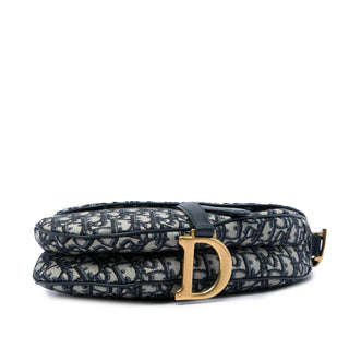 Dior Oblique Canvas Saddle Bag