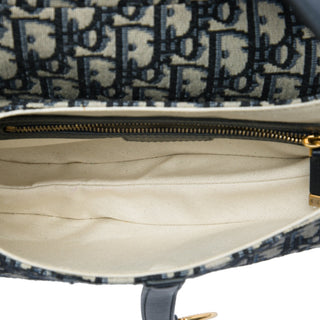 Dior Oblique Canvas Saddle Bag