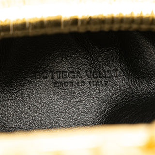 Bottega veneta Metallic Bark Embossed Lambskin The Mini Pouch