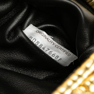 Bottega veneta Metallic Bark Embossed Lambskin The Mini Pouch