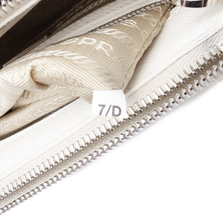 Prada Mini Saffiano Lux Crystal Embellished Galleria Double Zip