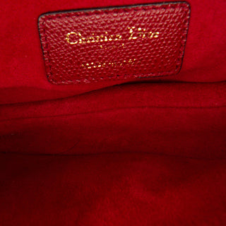 Dior Mini Grained Calfskin Saddle Bag