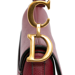 Dior Mini Grained Calfskin Saddle Bag