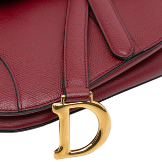 Dior Mini Grained Calfskin Saddle Bag