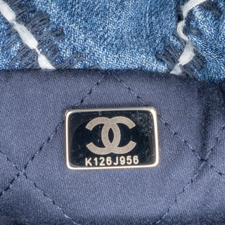 Chanel Mini Denim Stitched 22 Shoulder Bag