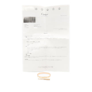 Cartier 18K Rose Gold Classic Love Bracelet