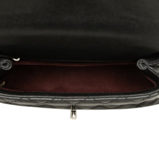Chanel Mini Quilted Caviar Coco Top Handle Bag