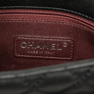 Chanel Mini Quilted Caviar Coco Top Handle Bag