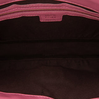Fendi Zucca Embossed Leather Baguette Satche