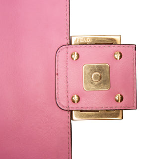 Fendi Zucca Embossed Leather Baguette Satche