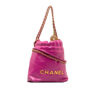 Chanel Mini Calfskin 22 Hobo