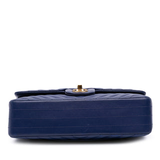 Chanel Medium Classic Chevron Lambskin Double
