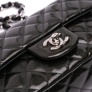 Chanel Mini Rectangular Classic Striped Patent Single Flap