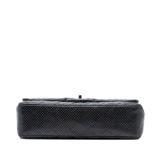Chanel Medium Classic Perforated Lambskin Double Flap