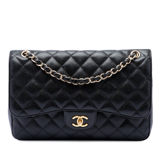 Chanel Jumbo Classic Caviar Double Flap 2013