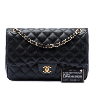 Chanel Jumbo Classic Caviar Double Flap 2013