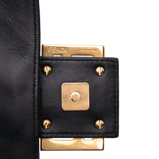 Fendi Large Zucca Leather Baguette