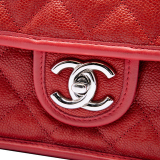 Chanel Medium Quilted Caviar French Riviera Flap