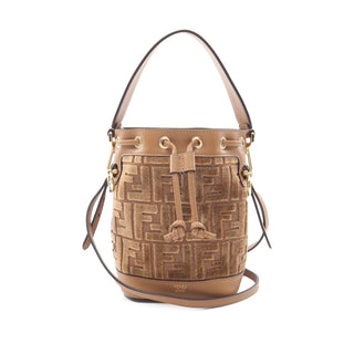 Fendi Mini Zucca Canvas Mon Tresor Bucket Bag