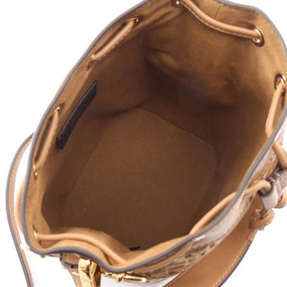 Fendi Mini Zucca Canvas Mon Tresor Bucket Bag