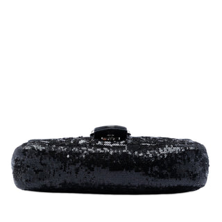 Gucci Medium GG Marmont Matelasse Sequin and Leather Shoulder Bag