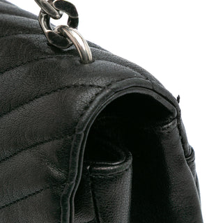 Ysl Medium Monogram Chevron Sheepskin College Bag