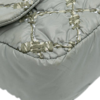 Chanel Paris-Byzance Nylon Tweed On Stitch Bubble Accordion Flap