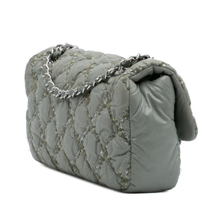 Chanel Paris-Byzance Nylon Tweed On Stitch Bubble Accordion Flap