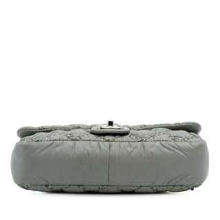 Chanel Paris-Byzance Nylon Tweed On Stitch Bubble Accordion Flap