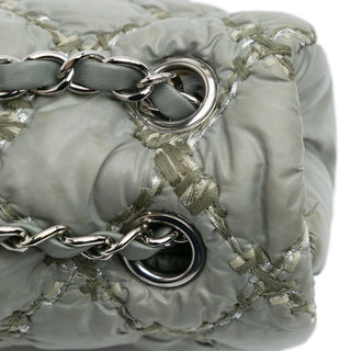 Chanel Paris-Byzance Nylon Tweed On Stitch Bubble Accordion Flap