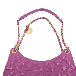 Chanel Medium Shiny Crumpled Calfskin Wavy CC Hobo