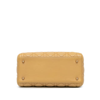 Dior Medium Lambskin Cannage Lady Dior