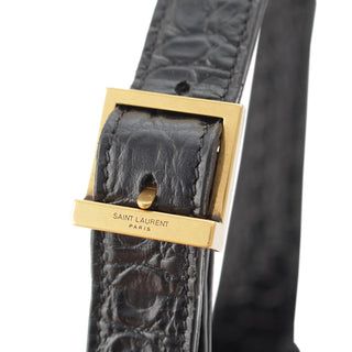 Saint Laurent Croc Embossed Leather Le 5 A 7