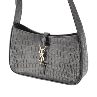 Saint Laurent Croc Embossed Leather Le 5 A 7