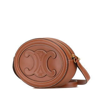 Celine Small Cuir Triomphe Oval Crossbody
