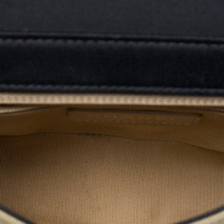 Chanel Small Quilted Bicolor Grosgrain Mademoiselle Single Flap